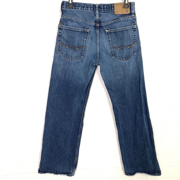 AMERICAN EAGLE BOOTCUT Distressed Blue Jeans 28x30 - Picture 7 of 14